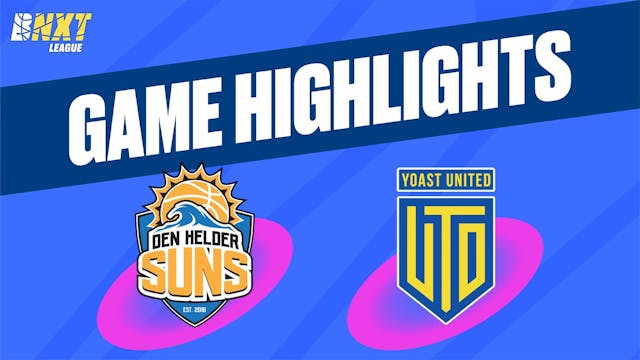 Den Helder Suns vs. Yoast United - Ga...