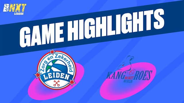 Zz Leiden vs. Kangoeroes Basket Mechelen - Game Highlights