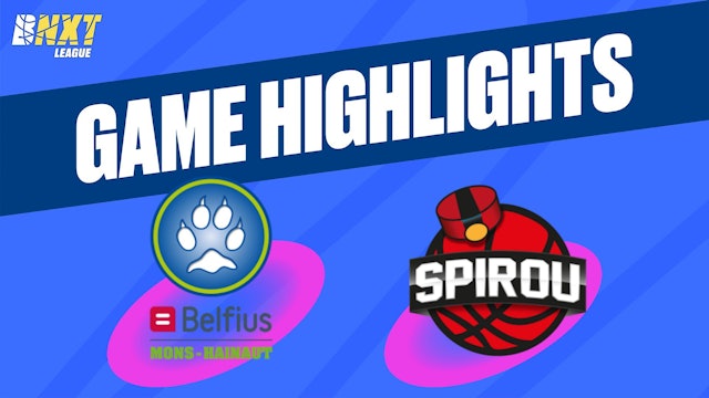 Belfius Mons-Hainaut vs. Spirou Basket - Game Highlights