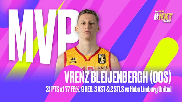 betFIRST MVP of the Week // Vrenz BLE...