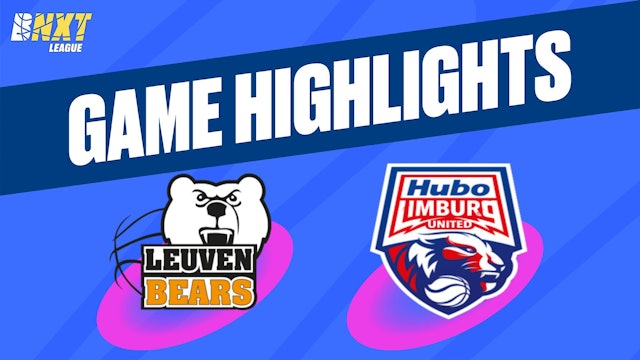 Stella Artois Leuven Bears vs. Hubo Limburg United - Game Highlights