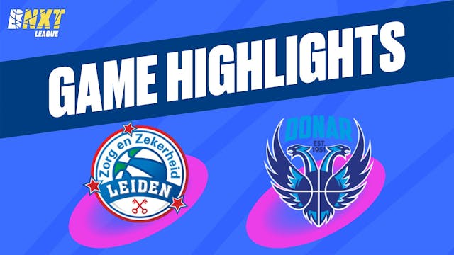 Zz Leiden vs. Donar Groningen - Game ...