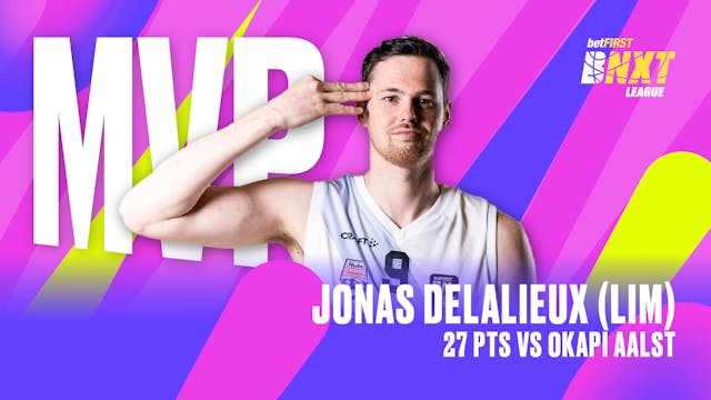 Jonas Delalieux (LIM) with 27 pts vs ...