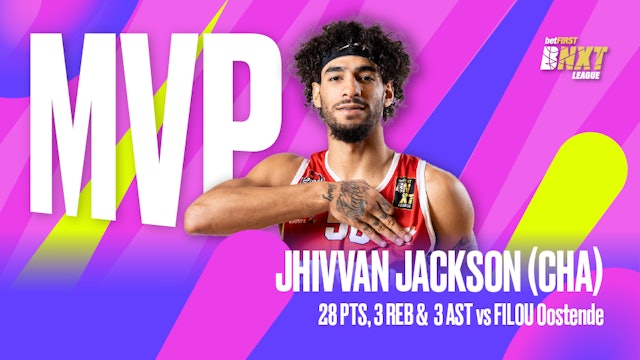 betFIRST MVP of the Week: Jhivvan JACKSON (Spirou Basket Charleroi)