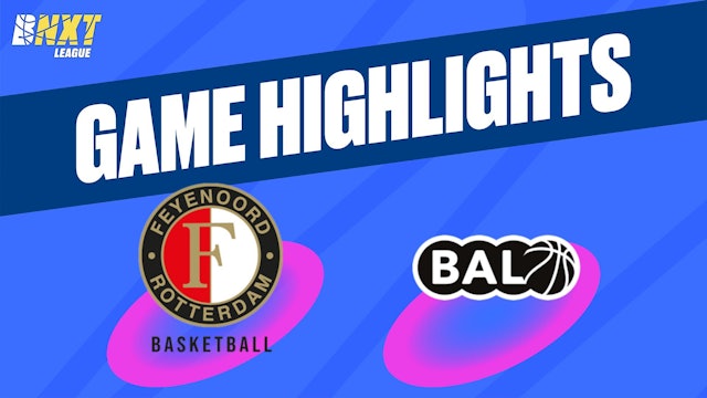 Zeeuw & Zeeuw Feyenoord Basketball vs. Basketbal Academie Limburg - Game Highlights