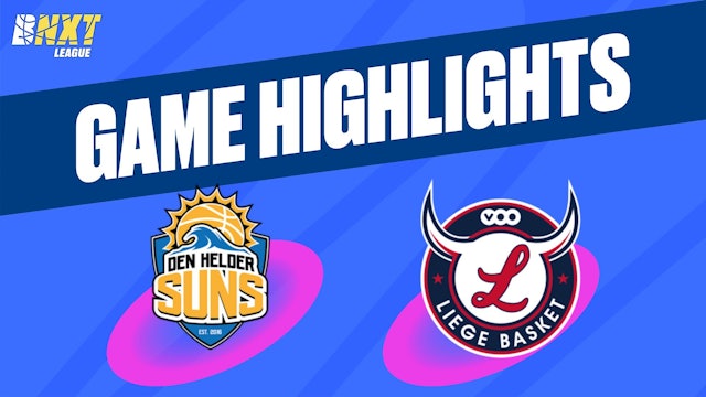 Den Helder Suns vs. RSW Liege Basket - Game Highlights