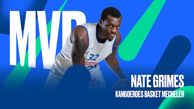 Nate GRIMES (MEC) // betFIRST BNXT League MVP of the Week