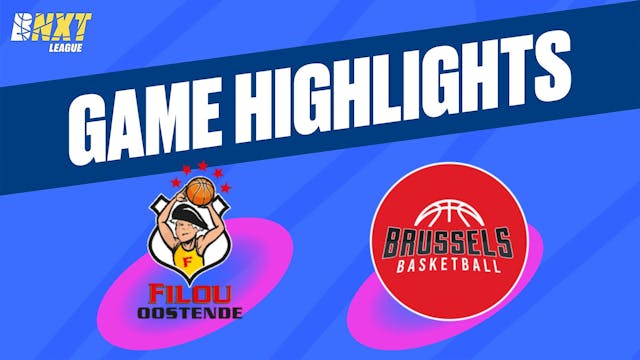 Filou Oostende vs. Brussels Basketbal...