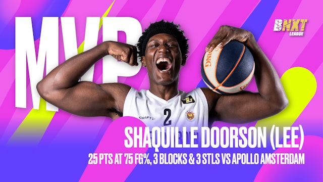 BNXT MVP of the Week // Shaquillle DOORSON (Aris Leeuwarden)