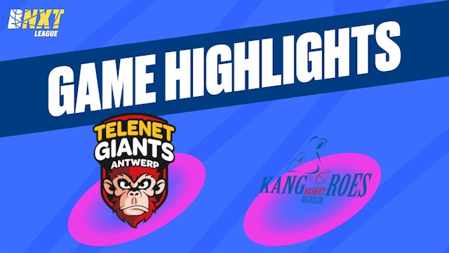 Telenet Giants Antwerp vs. Kangoeroes Basket Mechelen - Game Highlights