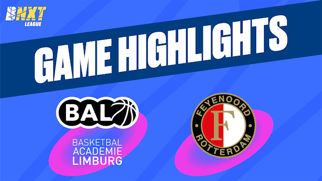 Basketbal Academie Limburg vs. Zeeuw & Zeeuw Feyenoord - Game Highlights