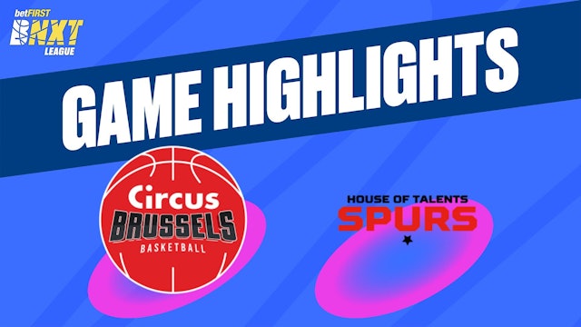 Brussels Basketball vs. House of Talents Kortrijk Spurs - Game Highlights