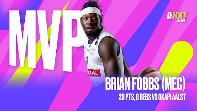 betFIRST MVP of the Week // Brian FOBBS (Kangoeroes Basket Mechelen) 