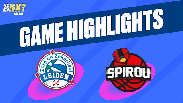 Zz Leiden vs. Spirou Basket - Game Highlights