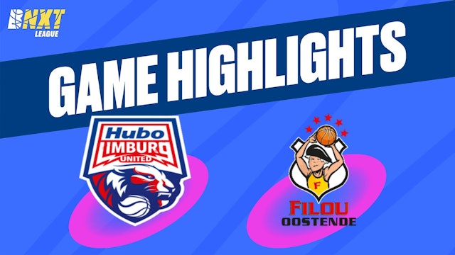Hubo Limburg United vs. Filou Oostende - Game Highlights