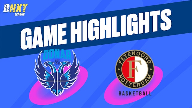 Donar Groningen vs. Zeeuw & Zeeuw Feyenoord Basketball - Game Highlights