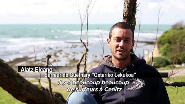 Alatz Elcano décrit la vague de Cenitz " Guéthary "