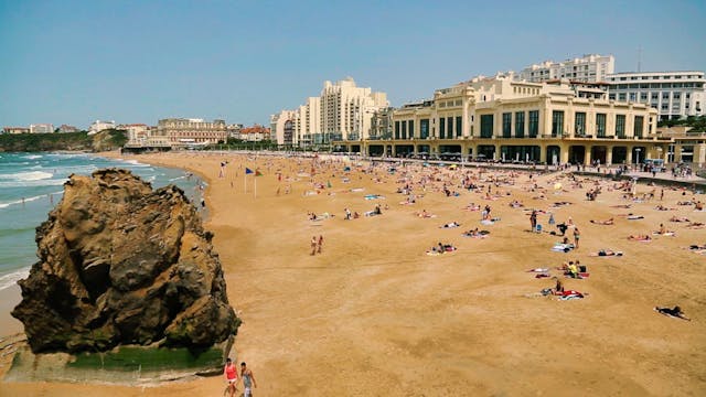 La Gande plage de Biarritz