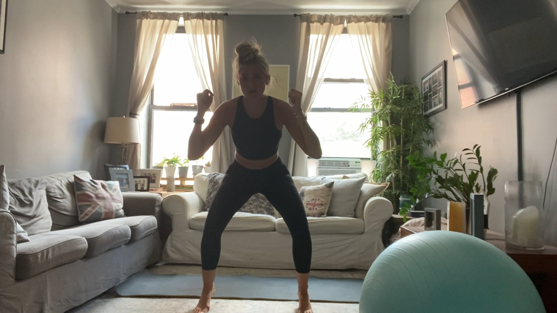 Full Body Sculpt with Gliders and Medicine Ball