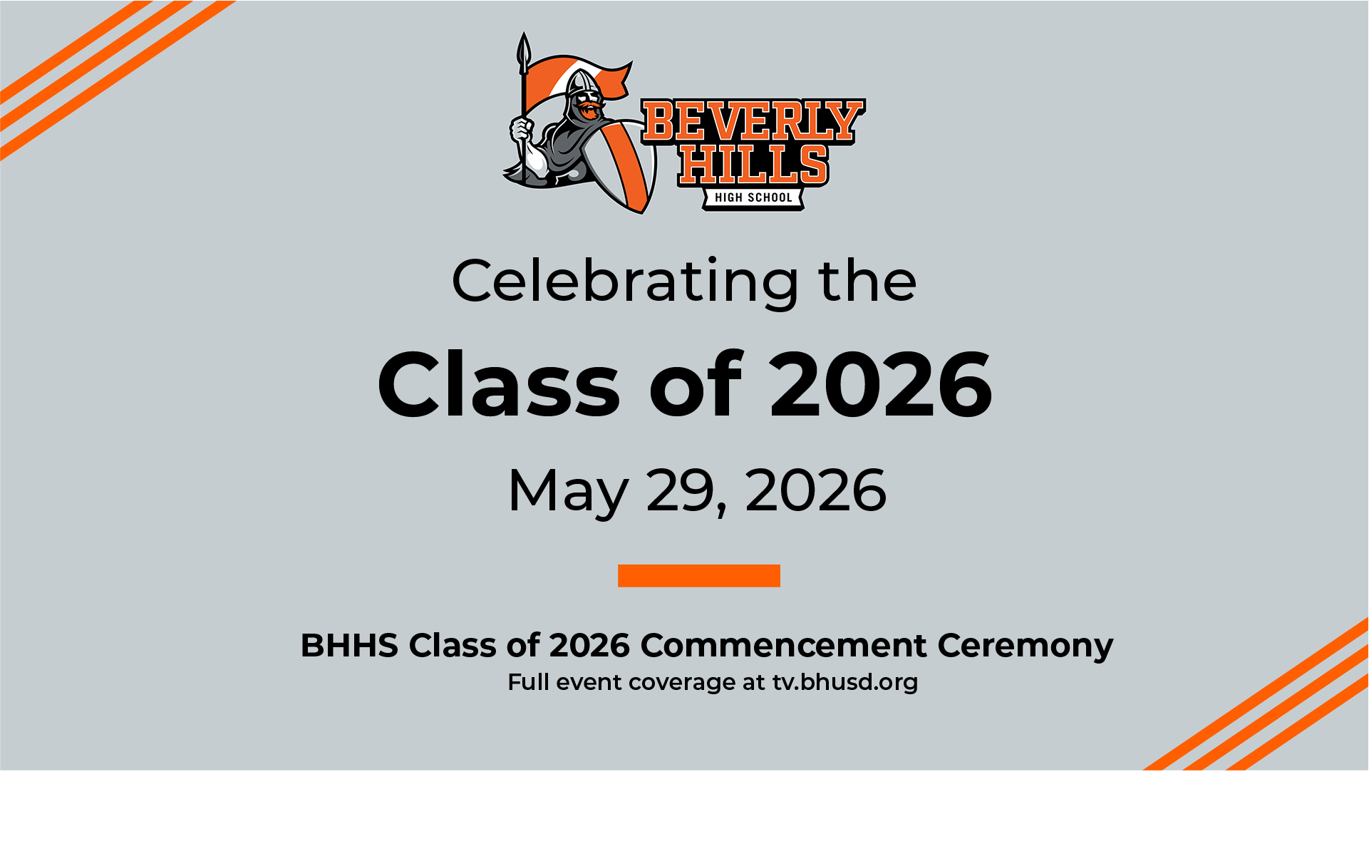 Beverly Hills High School Class of 2026 Commencement Ceremony