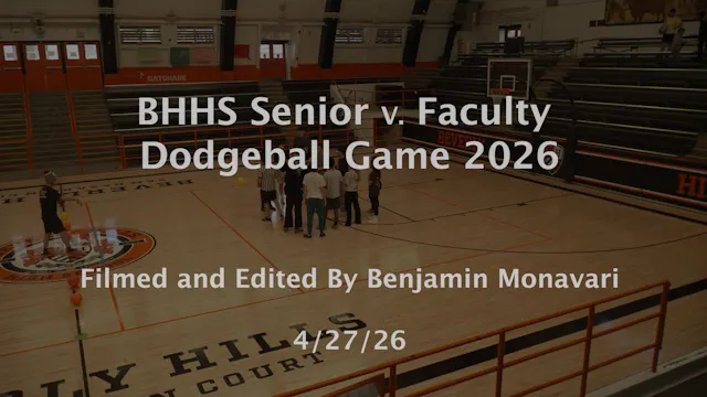 Senior v Faculty Dodgeball | April 27...