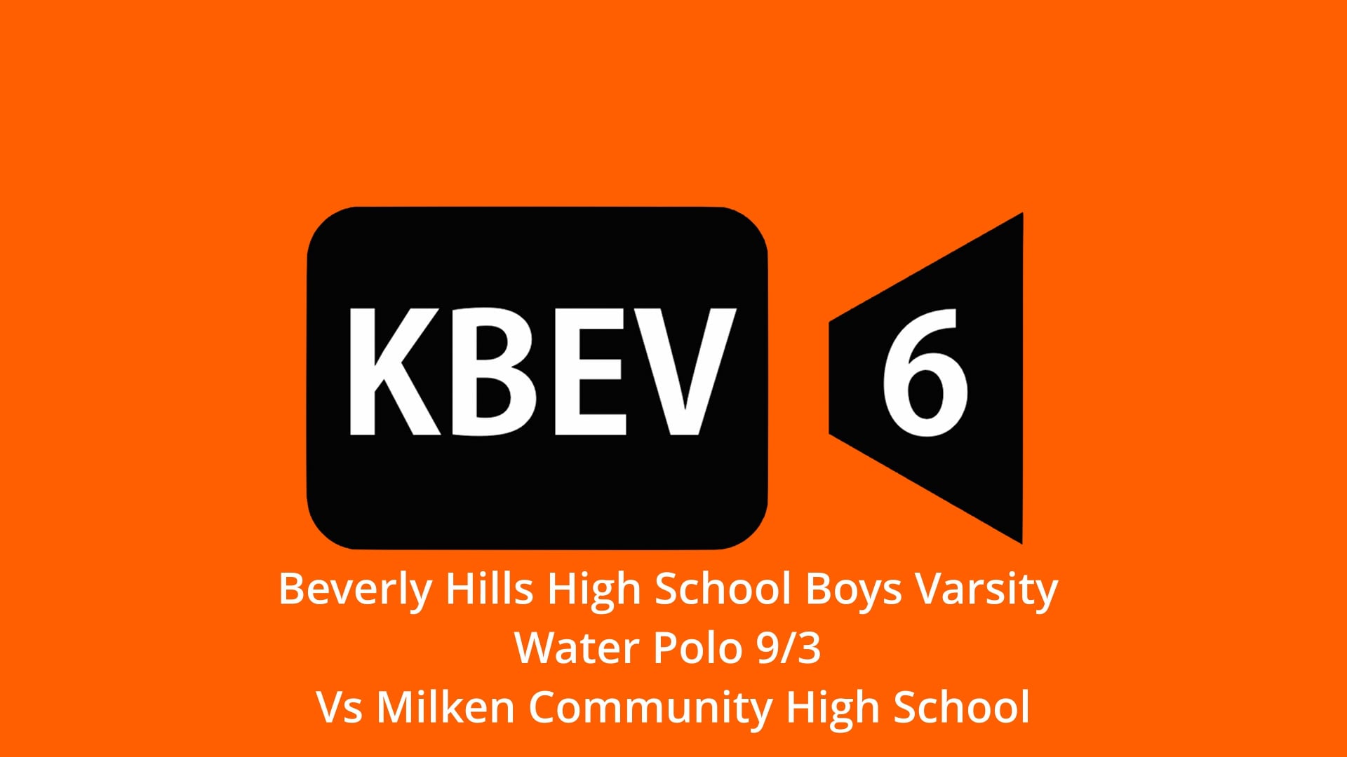Boys Varsity Water Polo v Milken | September 3, 2026
