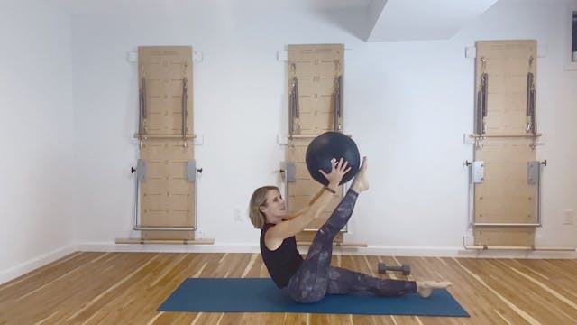 Pilates with a Medicine Ball or Weigh...