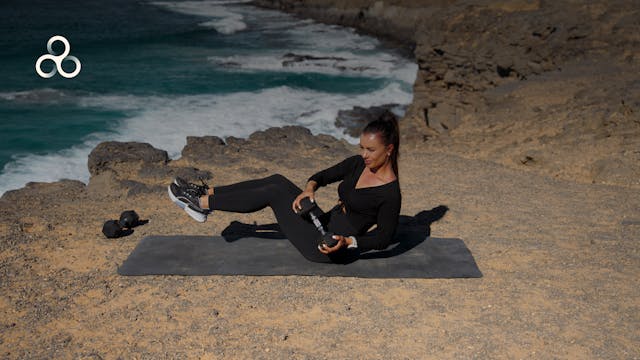 Upper Core Workout (con manubri)