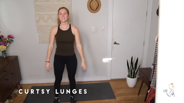 CURTSY LUNGES DEMO