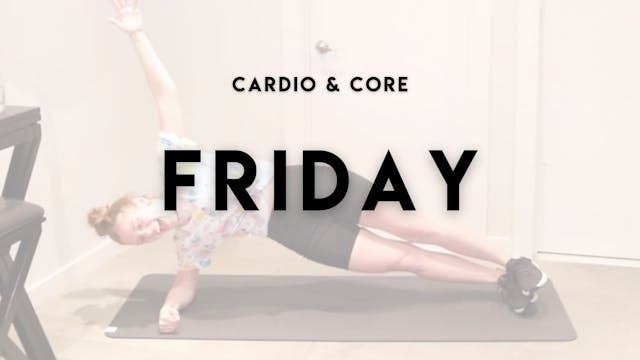 CORE AND CARDIO!