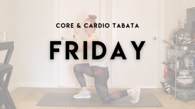 CORE & CARDIO TABATA 