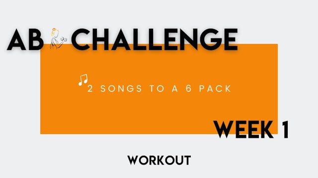 WEEK 1 Workout #2song6pack | January '21