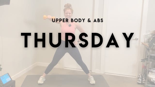UPPER BODY & ABS