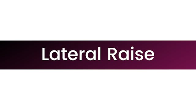Lateral Raise