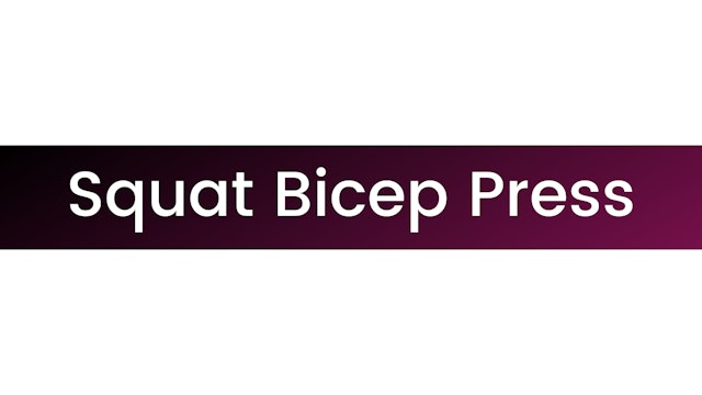 Squat Bicep Press