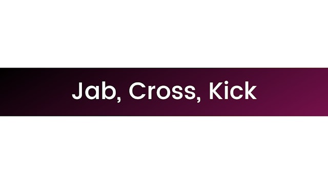 Jab Cross Kick
