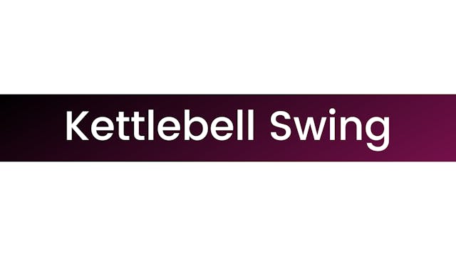 Kettlebell Swing
