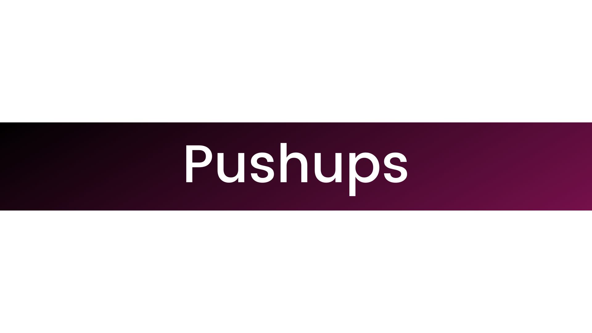 Pushups