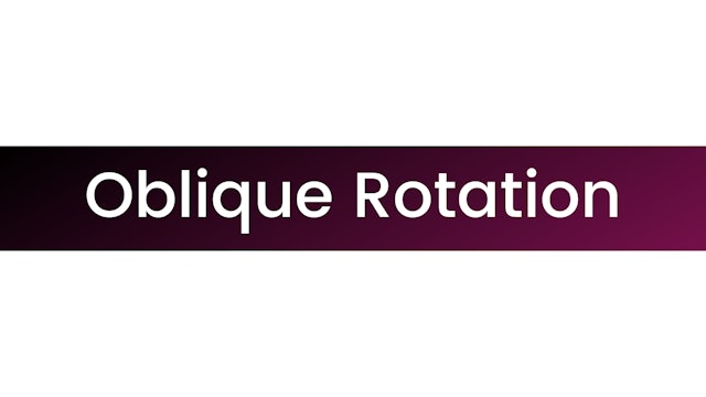 Oblique Rotation