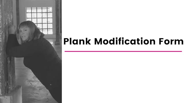 Plank Modification