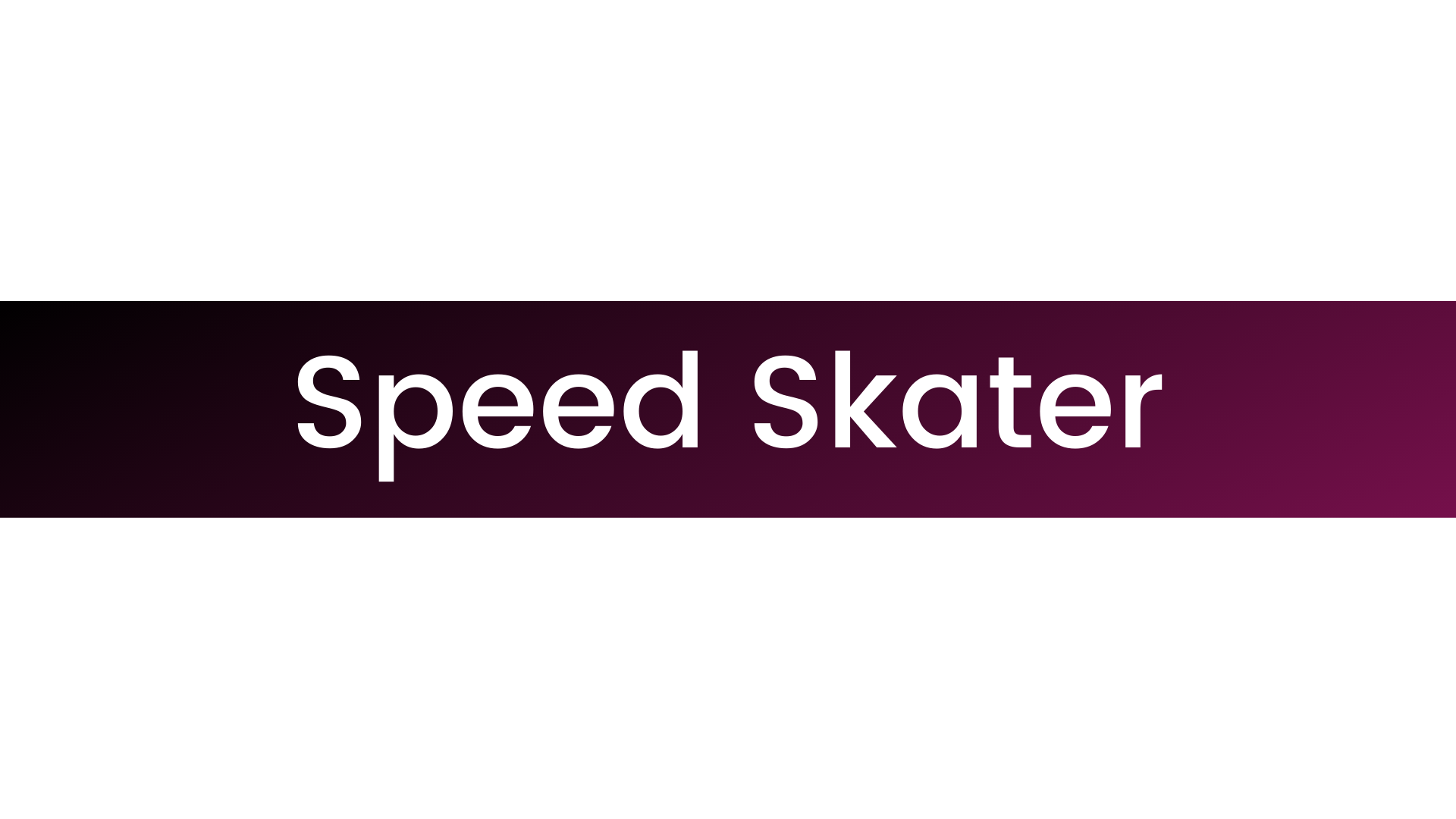 Speed Skater