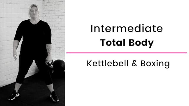 Kettlebell Workout with Boxing Bursts