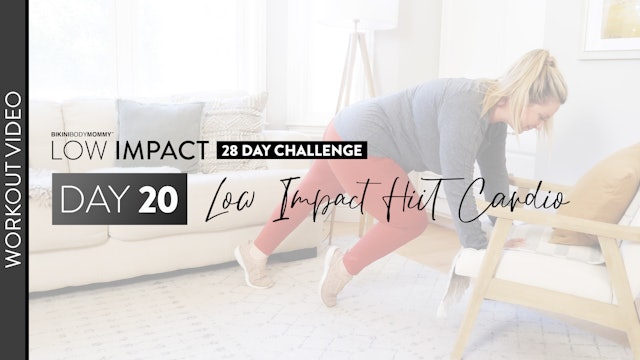 Workout: Day 20 / Low Impact HIIT Cardio