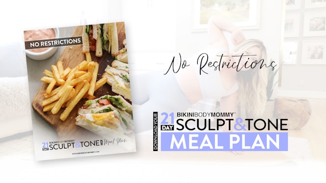 "No Restrictions" Meal Plan