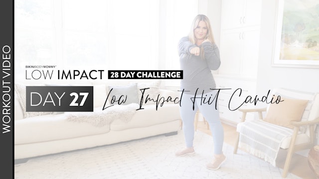 Workout: Day 27 / Low Impact HIIT Cardio