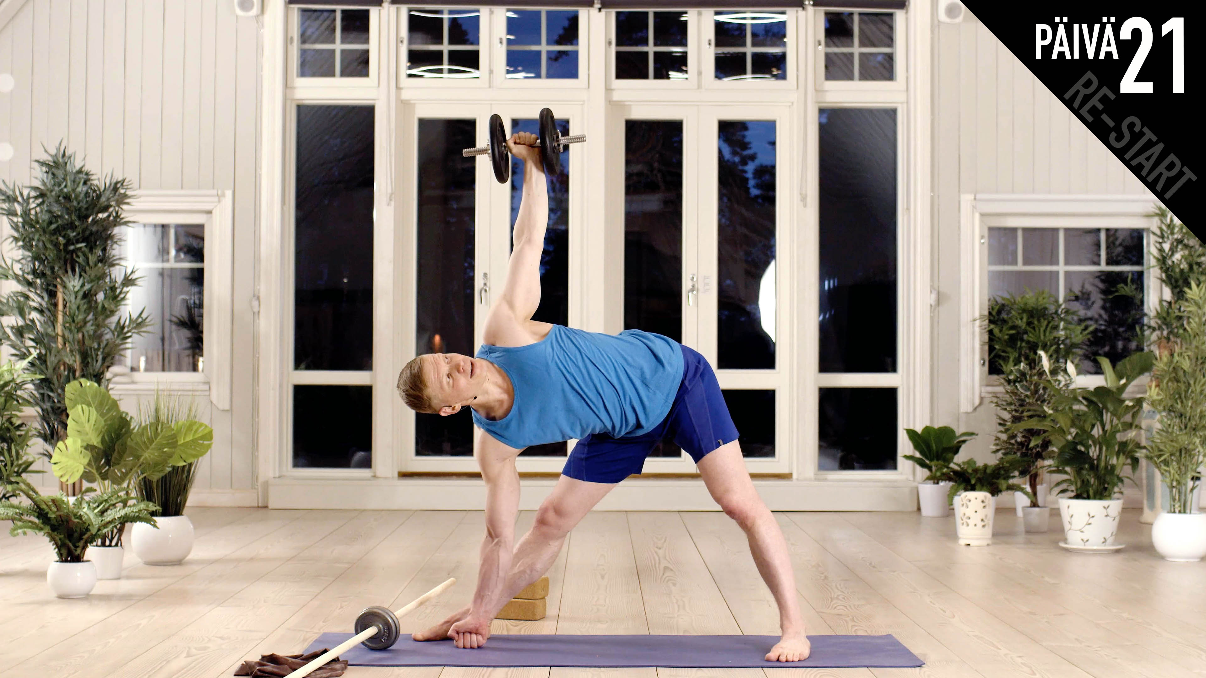 Joogaa(ko) painoilla / Taso 2-3 / Jari Karppinen / 45 min.