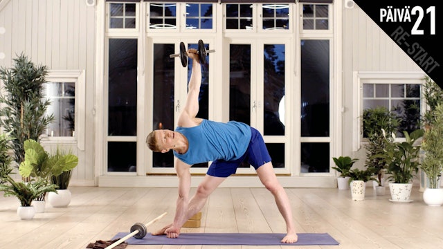 Joogaa(ko) painoilla / Taso 2-3 / Jari Karppinen / 45 min.