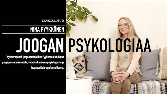 Nina Pyykkönen / Joogan psykologiaa