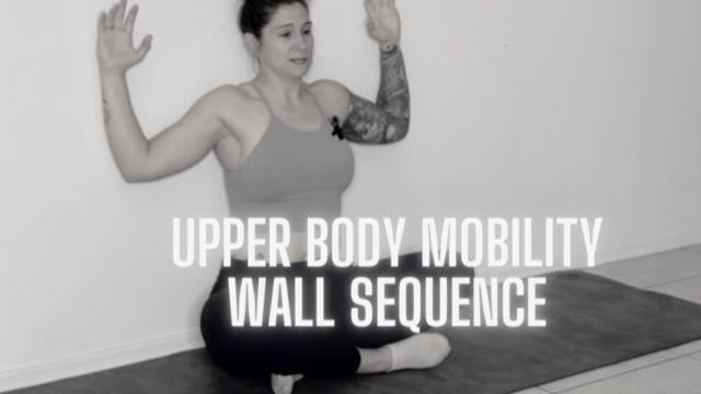 Upper Body Mobility - Wall sequence