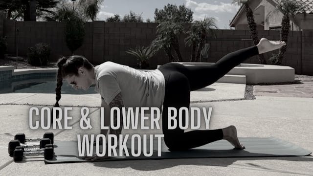 Core & Lower Body - Glutes & Inner Th...